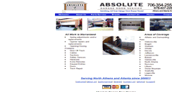 Desktop Screenshot of absolutegarage.com